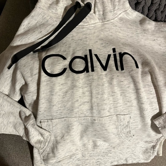 Heather Grey Calvin Klein Sweatshirt - Picture 2 of 4